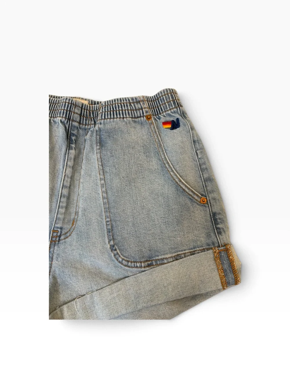 Aviator Nation | Hi-Rise Safari | Jean Shorts | Medium